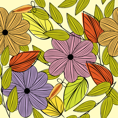 free vector Background pattern vector fashion 5